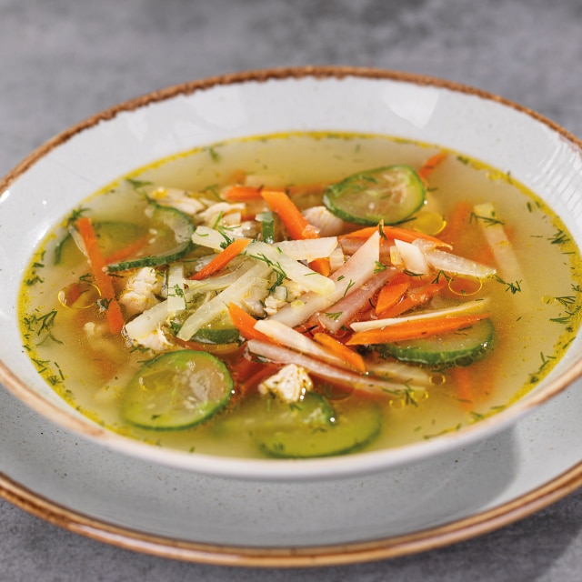 Zupa/ świeży ogórek/ kalarepa Zupa/ świeży ogórek/ kalarepa